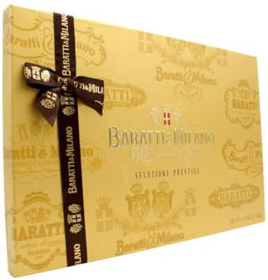 Baratti & Milano - Caja de regalo de selección Prestige-refinados Praliné de chocolate surtidos - 380 gr.