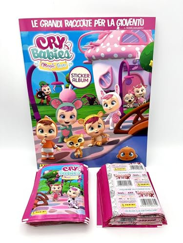 Starter Album Vuoto per la raccolta CRY BABIES MAGIC TEARS + 50 bustine di figurine