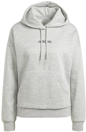 adidas kvinnors väsentliga linear fleece huvtröja