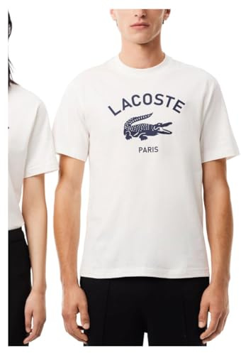 LACOSTE TH2733 Camisetas Manga corta Hombre Blanco