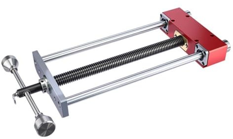 Opatiny Morsa da tavolo per la lavorazione del legno con struttura a doppia maglia, gamma di serraggio da 300 mm, struttura in lega di acciaio per banco da lavoro e progetti fai da te