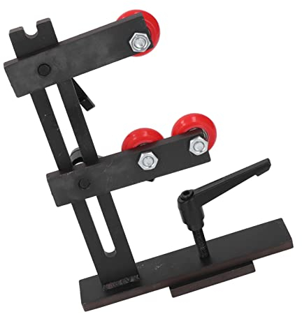 Drechselbank-Werkzeuge Drehbank-Werkzeugauflage Jet-Drehbank-Zubehör Lünetten-Drehbank-Zubehör, L-Form-Lünette Gusseisen-Holzbearbeitungs-Drehbank-Werkzeug-Lünette mit 3-teiligen