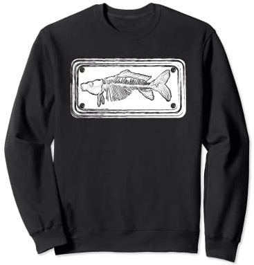 Assiette de pêche poisson mort Sweatshirt
