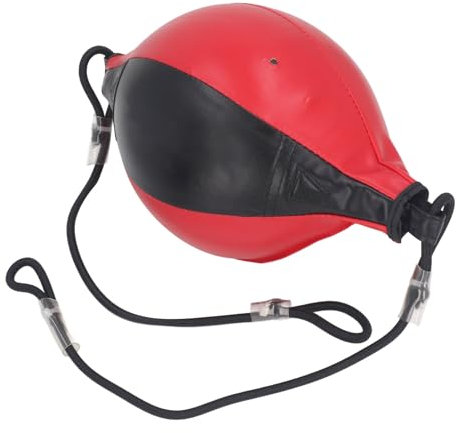 TARSHYRY Double End Punching Ball,Speed Striking Reflex Kit with Durable PU Leather & Adjustable Cords for Reaction, Agility, and Hand Eye Coordination Training