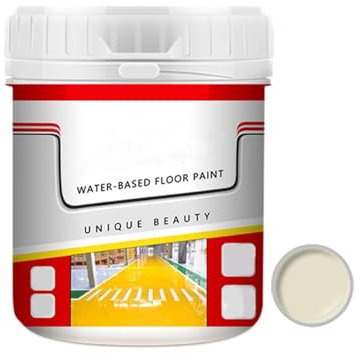 Generic 500g Water-Based Floor Paint, Quick-Dry Anti-Slip, Indoor/Outdoor, Beige