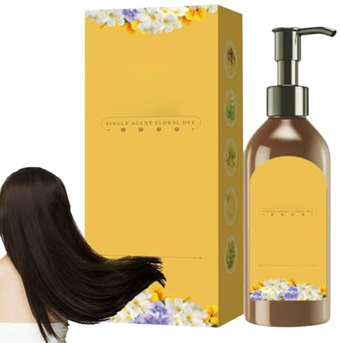 Champú Tinte Pelo, 300ml Champú Tinte Castaño Oscuro Cubre Canas, Champus Tintes Canas Natural, Champús De Color Tintes Pelo, Shampoo Para Teñir El Cabello, Hair Dye Instantáneo Para Mujer Hombre