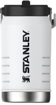 Stanley 1913 IceFlow Flip Straw 2.0 Jug 1.90L - 20 Hours Cold - 4 Days Iced - Leakproof - Stainless Steel Water Bottle with Straw - BPA Free - Dishwasher Safe - Gym Bottle - Chalk