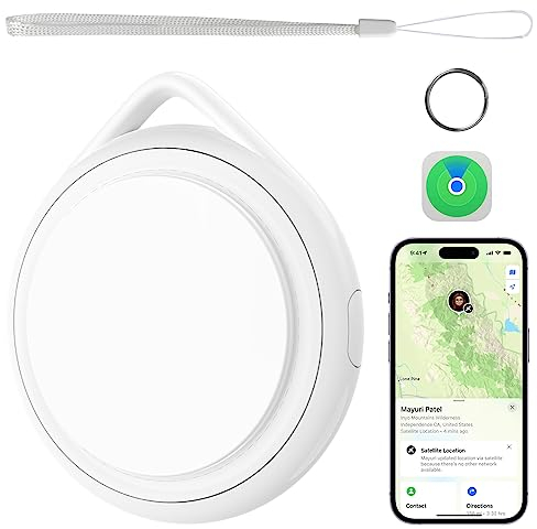 Qoosea Localizador Antipérdida Localizador Inteligente para Encontrar Objetos Perdidos, Posicionamiento Preciso Encontrar Sus Llaves/billeteras o niños Mayores para iOS No para Android