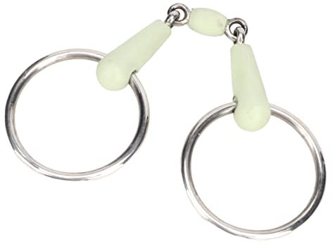 Ezweiji Pferdemaulgebiss Apfelgeschmack Professionelles Trensengebiss Aus Edelstahl Für Die Ausbildung Von Pferden Ausrüstung (Gummibeschichtetes Pferdegebiss)