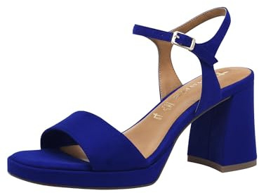Tamaris Sandales à talons pour femme 1-28343-44, bleu marine, 6 UK