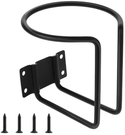 Ptwola Car Cup Holder Stainless Steel Ring Shaped Boat Cup Drink Holder with Screws Anti-Rocking Car Bottle Holder for Marine Yacht Truck Hardware Wall Mounted Bottle Beverage Cans Coffee Cup