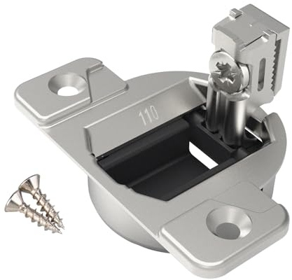 Replacement for Blum 33.3600,Compact 33 Screw on 110 Degree Opening Face Frame Cabinet Hinges,Cabinet Door Hinges,Replace Original Blum Hinges(with Screws, Mounting Plate Not Included) (8 Pack)