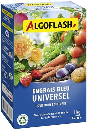 Algoflash Engrais Bleu Universel pour Toutes Cultures - 1 Kg