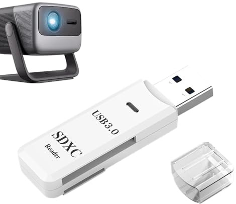 USB 3.0 kortläsare, bärbar kortläsare med 2 fack, minneskortläsare | ultrahög hastighet 5 Gbps minneskortadapter, 5 Gbps flashkortadapter, multifunktionell kameravraktare