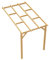 Wood&Play - Carport Überdachung oder Terrassenüberdachung, Einzelcarport aus Holz mit Dacheindeckung, Abstellplatz Holz Pavillon, Freistehend - aus langlebigem Kiefernholz - 300x187 cm