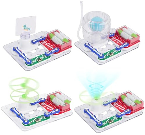 Nzkeuf Science Experiments Kit, Kids Science Experiment Kit for Children Ages 6-12 - STEM Educational Toys, Physics & Engineering Kits