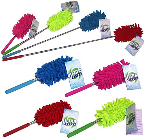 EXTENDABLE TELESCOPIC MAGIC MICROFIBRE CLEANING FEATHER DUSTER EXTENDING BRUSH by Guaranteed4Less