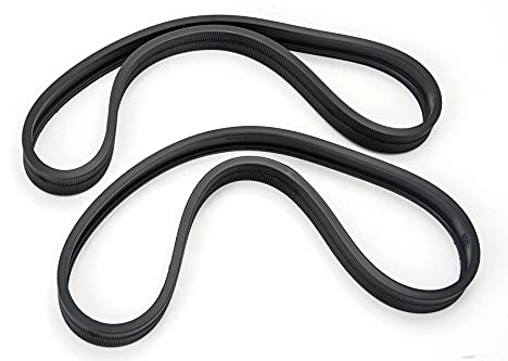 Rolly Toys Set of 2 Replacement Tire Running Rings 390 x 30 mm Black Accessories for Rolly Toys X55500050580