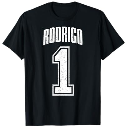 Rodrigo Supporter Numéro 1 Greatest Fan T-Shirt