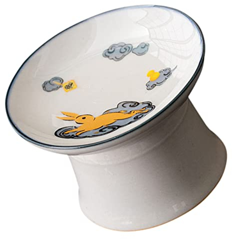 Homoyoyo Portacoperchi per Teiere in Ceramica Supporto per Coperchi di Teiere Supporto Decorativo per Coperchi di Tazze da tè per Uso Domestico Accessorio per Cerimonia del tè