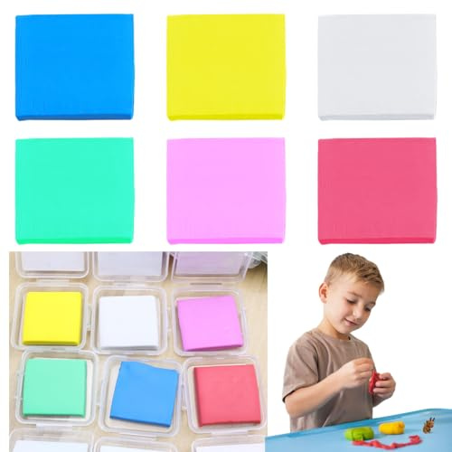 Lithyc Confezione da 12 Gomme da Cancellare,Gomma Matita,Gomma da Cancellare Bambini, Gomme da Cancellare per Artisti, Materiale Scolastico per Pittura Colorato per Bambini