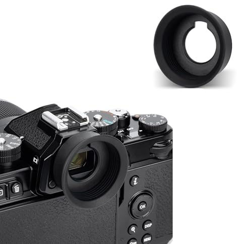 KIWIFOTOS Camera Eyecup Rubber Eyepiece for Nikon Z9 Z8 Viewfinder | Replaces Nikon DK-33 Rubber Eyecup|Soft Silicone|Durable ABS|Blocks Stray & Studio Lights|Protect from Impacts & Scratches