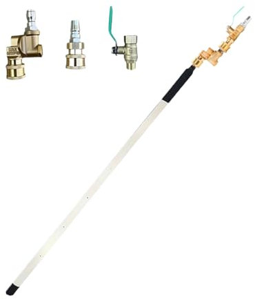 Varilla Limpiadora para Radiadores, Varilla de Limpieza de Radiadores 2025 Nuevo Modelo, con Boquilla de 4 Huecos 25°, 4500 PSI, Ideal para Limpiar Fragmentos Duros en Radiadores de Vehículos​