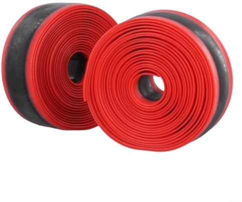 for Bike Tire Liner for 700C, 26, and 29 Inch Wheels, Puncture Protection Tape for Road for Bike Tires, Inner Tube Protector, Compatible with 23/34/38mm Width,(Red)(23mm*.0mm*2100)