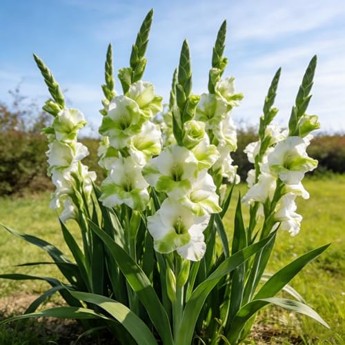 gladiolos - gladiolos Cultivar de jardín en un balcón jardín primavera otoño, resistentes, con balcón, decorativas en 20bulbos