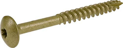 Power Pro 25 Pc Construction Lag Screws (5/16 x 3-1/2) | Star Drive Structural Wood Screws | Type 17 Cut Point Coarse Thread Exterior Screws for Decks Stairs Playsets Treated Lumber
