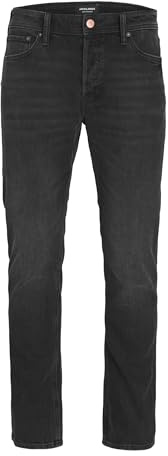 JACK & JONES JJILIAM Jjoriginal Am 009 50 SPS Jeans, Black Denim, 27/30 para Hombre