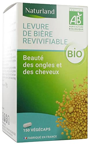 Naturland Levure de Bière Revivifiable Bio 150 Végécaps