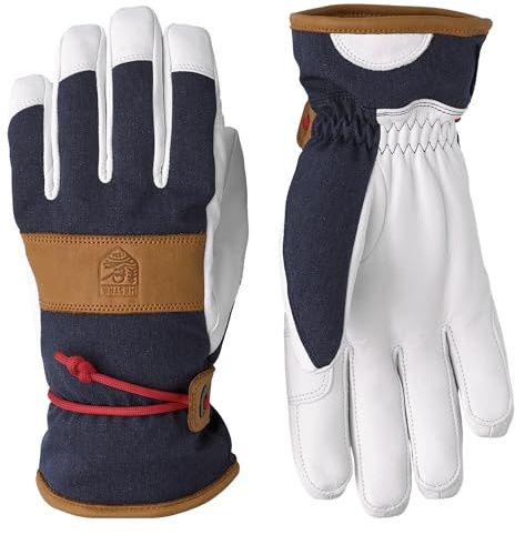 HESTRA Voss CZone Damen Alpine Ski-Handschuhe aus Leder - Wasserdicht - Navy - 8
