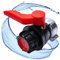 Purepower Sillar Kugelhahn S60x6 ersatz für 1000L Mauser IBC-Tank, Ablasshahn Ersatzkugelhahn GWS75x6 | Universal Adapter für Tonnenfassventil, Wassertank, Gartentankventil Eimer, Regentonne