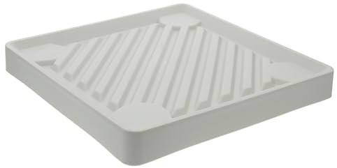 Milisten 1pezzi Vassoio per Fioriere con Ruote per Design Traspirante e Resistente per Ed Sottovaso per Fioriere con Ruote Colore Beige