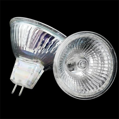 UGEFKMQ Bombilla Reflectora MR16 220V 35W GU5.3 Lámpara halógena 24V 20W MR16 GU5.3 50W 12V Foco Halógeno blanco cálido Regulable 10PCS 24V-35W