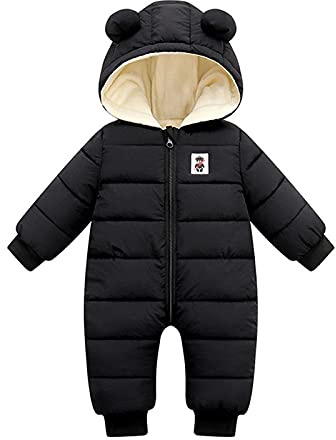 2026 - Grenouillère chaude avec manteau en duvet - Pour garçon - Combinaison d'extérieur - Veste pour fille - Manteau rembourré pour bébé