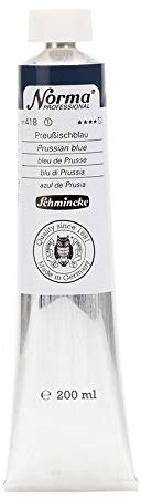 Schmincke – Norma® Professional - feinste Künstler-Ölfarben, Preußischblau - 200 ml