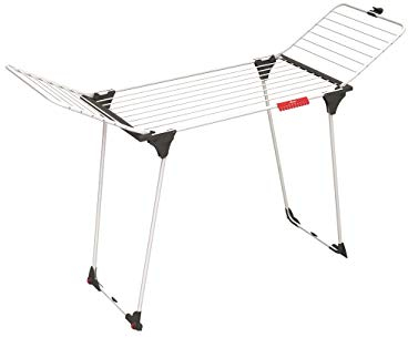 Vileda King Wäscheständer, 20 m Trockenleinenlänge, Kleinteilehalterung, 2.7 kg