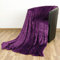 Bestlivings Kuscheldecke Wohndecke Celina, Tagesdecke für Sofa, Couch, Bett - hochwertige Flauschige Decke, 220 x 240 cm - Violett
