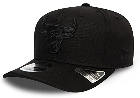 New Era Chicago Bulls NBA Tonal Schwarz Verstellbare 9Fifty Stretch Snapback Cap - M - L