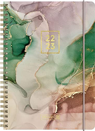 Brunnen Skolkalender Gemstone 2022/2023 A5 2 sidor = 1 vecka 1072156083 motiv: Ädelsten