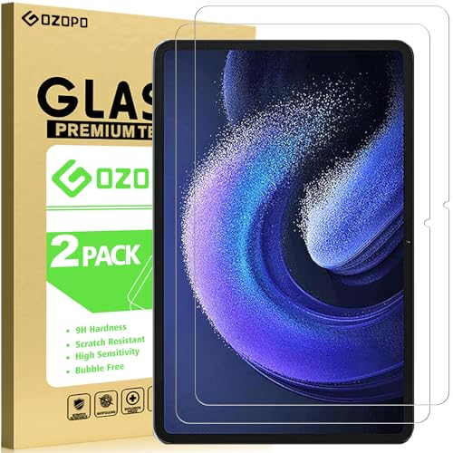 GOZOPO Protector de Pantalla para Xiaomi Pad 6 Tablet 11 pulgadas/Xiaomi Pad 6 Pro (11 pulgadas) 2023, Dureza 9H Película de Vidrio Templado