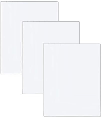 Plaque Acrylique Transparente, 3 Pièces Panneau En Plastique Formé Thermique, 30 x 42 cm, 2 mm D'épaisseur Lisse Plaque en Plastique, Pour DIY Cadres, Photo, Peintures Crafts, artisanat, Transparente