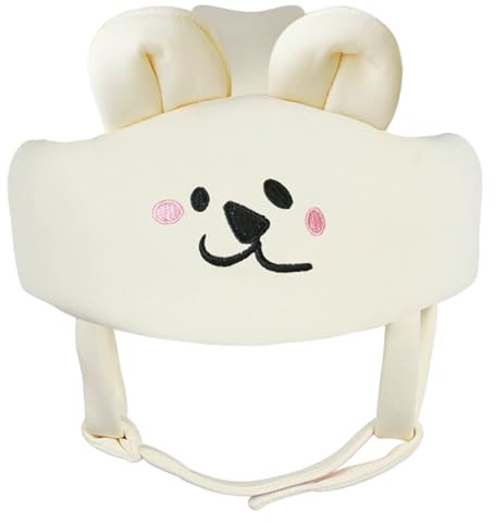 Casco de seguridad para bebés de 1pc, casco de bebé transpirable para caminar por la cabeza, caricaturas..