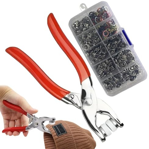 Pinza Per Bottoni - 5,83x2,64x0,79 Pollici Kit Di Fissaggio, Chiusura Per Bottoni | Abbigliamento Forniture Per Cucire Per Sarti Stilisti Appassionati Di Fai Da Te Hobbisti Quilter Borse Di Abbigliame