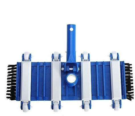 Homeponnew Tête d'aspirateur de piscine de 14 pouces avec aspiration des poils en bas, nettoyeur de débris en plastique pour sol de piscine, compatible avec tuyaux standard, 38 x 18 x 3 cm, bleu