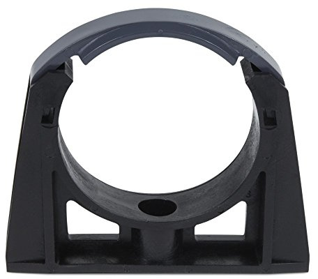 10 x PVC-rörklämma/rörklämma 75 mm diameter med konsol