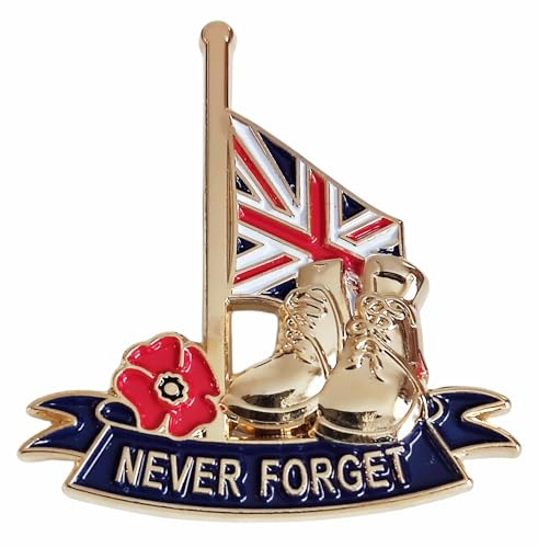 2025 Poppy Pin Badge Brooch Remembrance Day Decorations Memorabilia Veterans Memorial Military Pin Never Forget (1pc)
