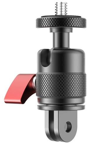 Adaptateur réglable à 360 degrés pour Insta360 X4/X3/X2c, Support de caméra en Alliage d'aluminium pour caméras d'action Insta360 X4 et X3